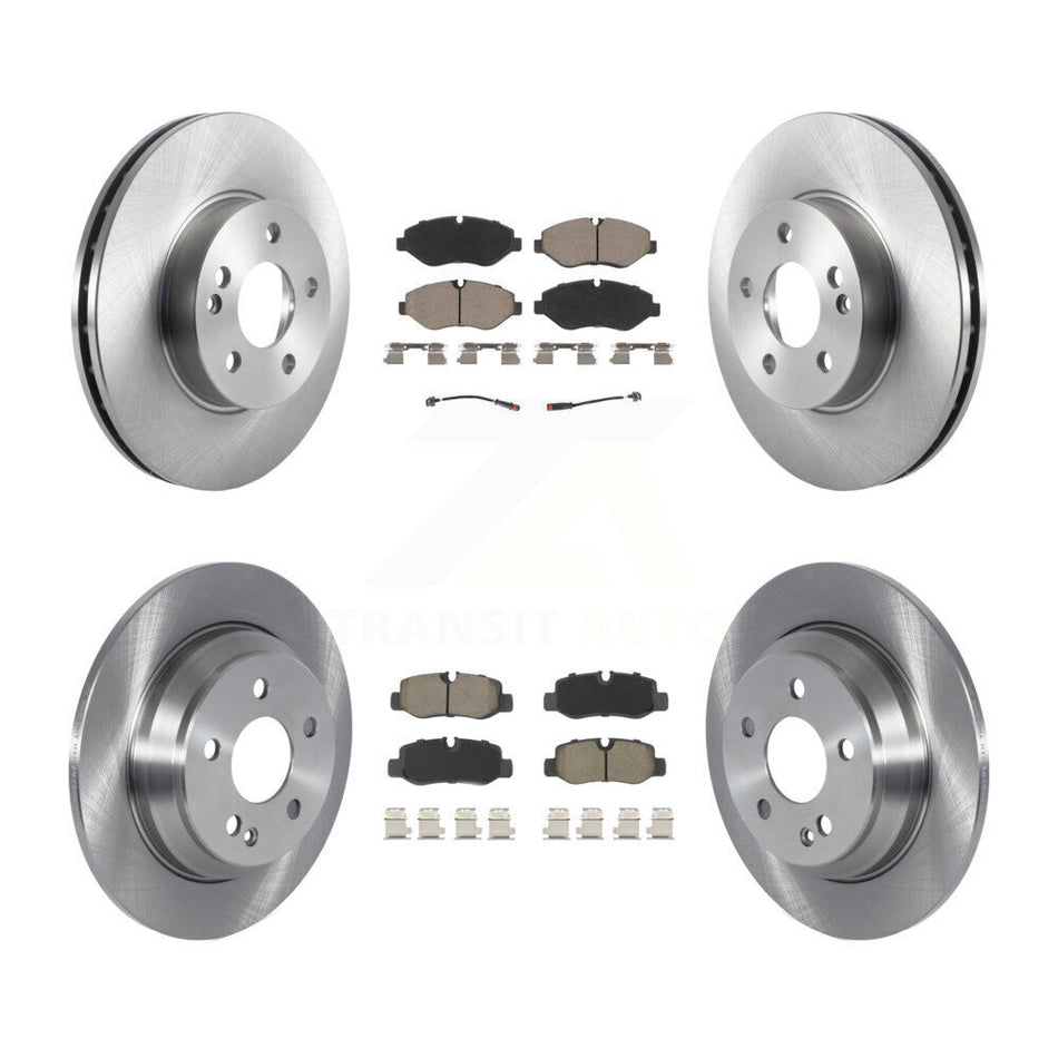 Front Rear Disc Brake Rotors And Ceramic Pads Kit For Mercedes-Benz Metris K8C-100911