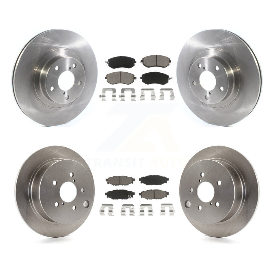Front Rear Disc Brake Rotors And Ceramic Pads Kit For Subaru Forester XV Crosstrek With 292mm Diameter Rotor K8C-100919