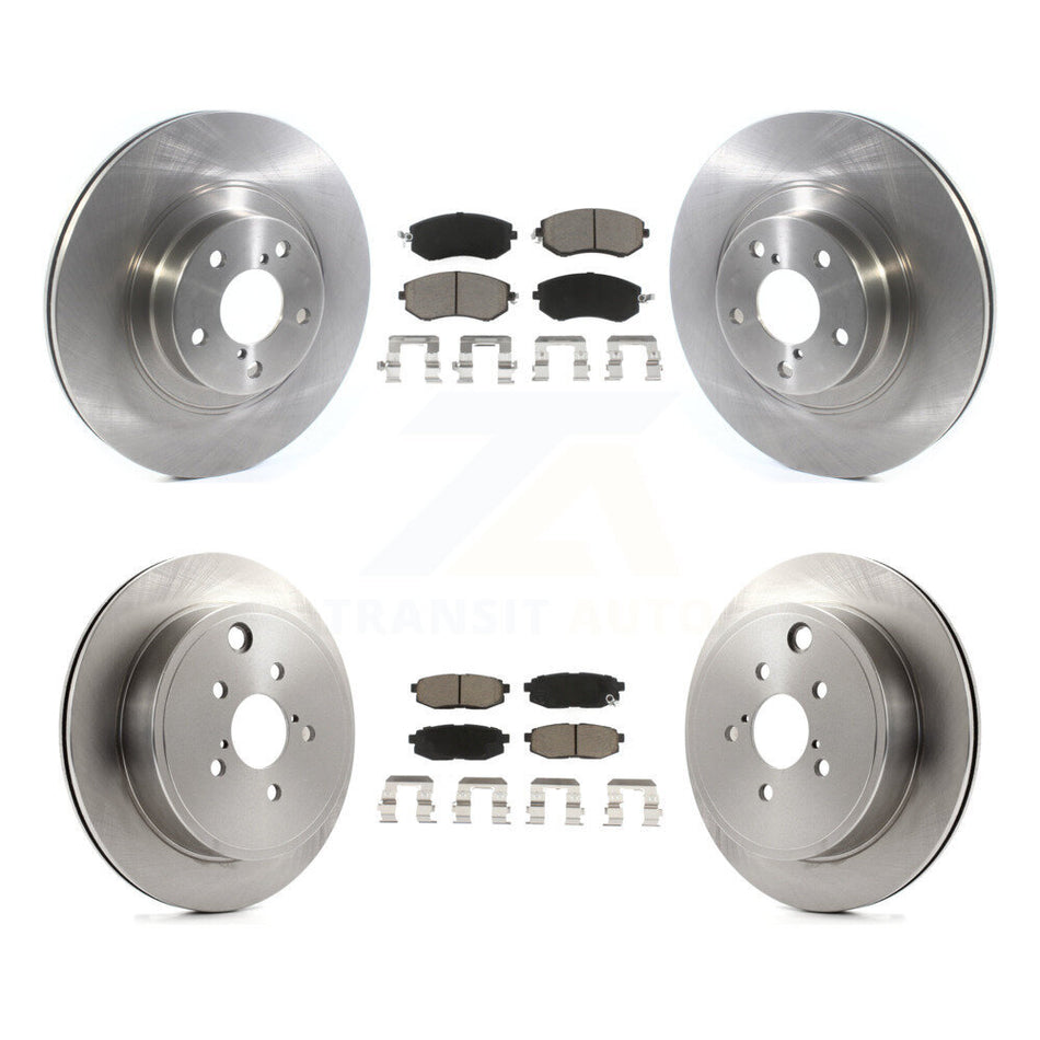 Front Rear Disc Brake Rotors And Ceramic Pads Kit For Toyota 86 K8C-100920