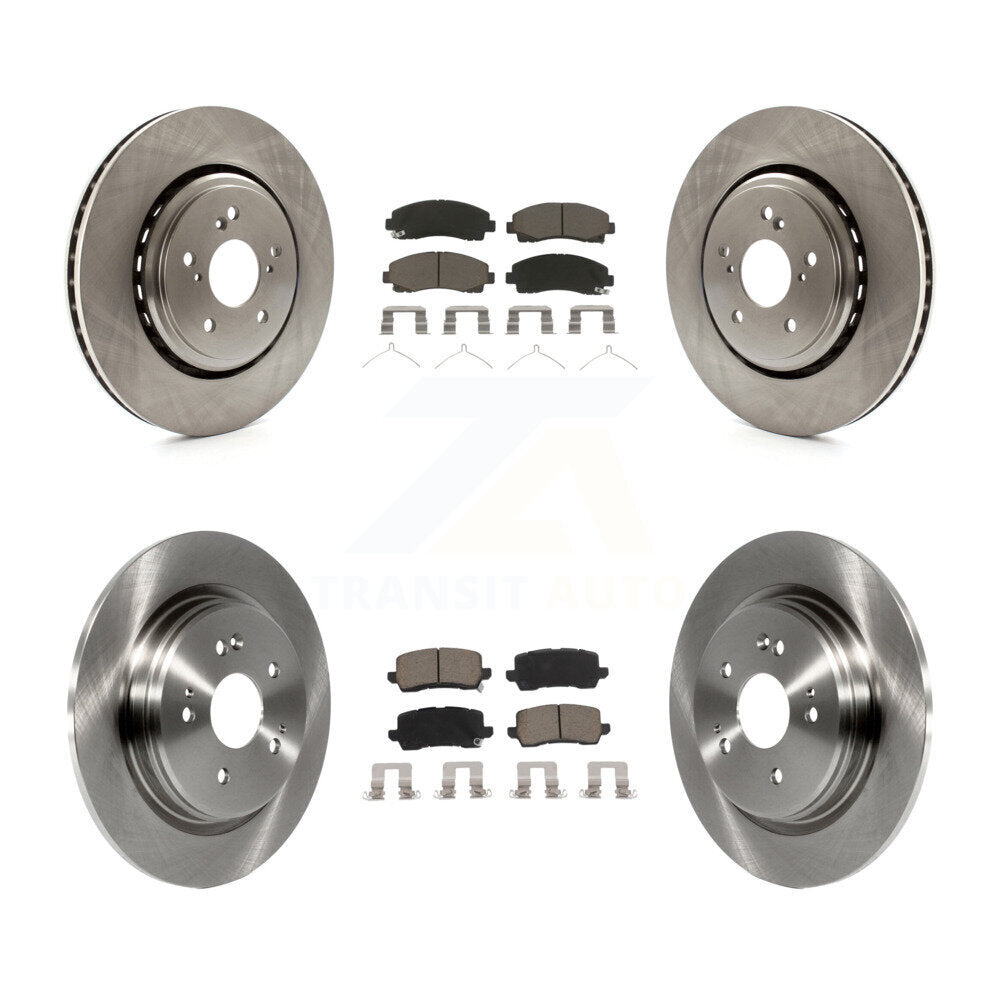 Front Rear Disc Brake Rotors And Ceramic Pads Kit For 2015-2020 Acura TLX K8C-100929