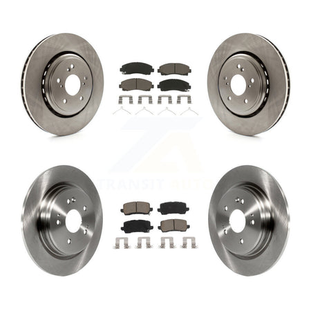 Front Rear Disc Brake Rotors And Ceramic Pads Kit For 2015-2020 Acura TLX K8C-100929