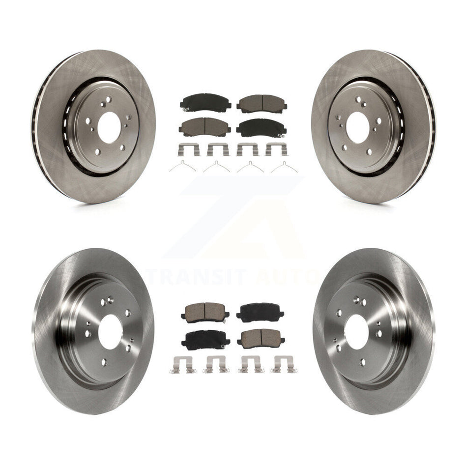 Front Rear Disc Brake Rotors And Ceramic Pads Kit For 2015-2020 Acura TLX K8C-100929