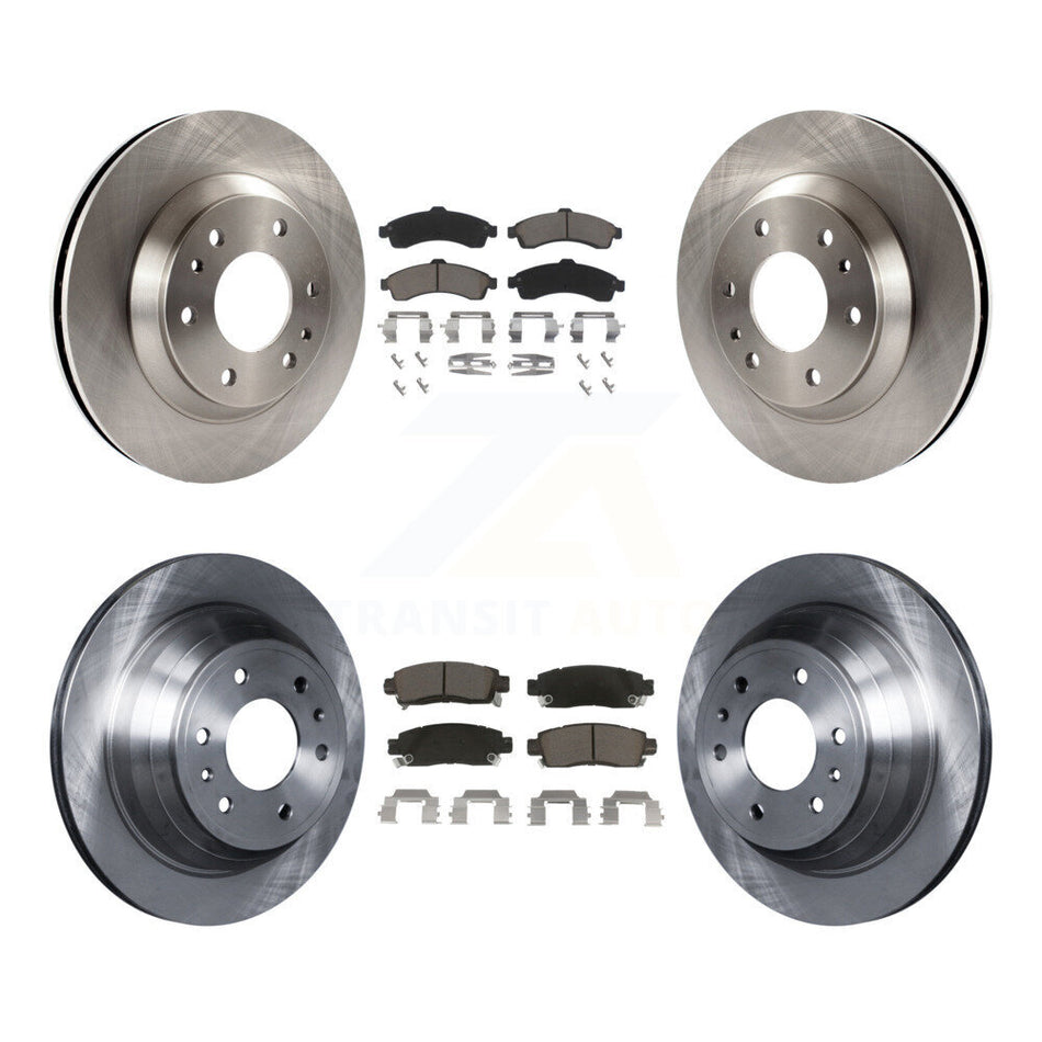 Front Rear Disc Brake Rotors And Ceramic Pads Kit For Chevrolet Trailblazer GMC Envoy Buick Rainier Oldsmobile Bravada Isuzu Ascender K8C-100931