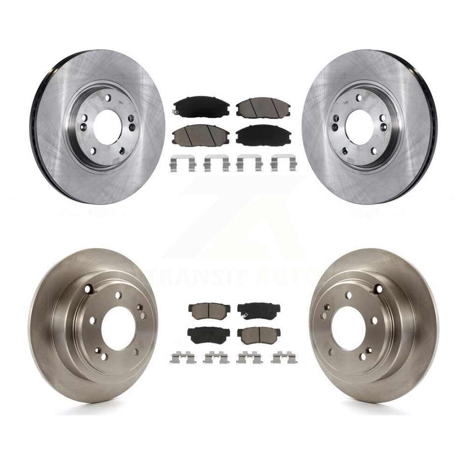 Front Rear Disc Brake Rotors And Ceramic Pads Kit For 2004-2006 Kia Amanti K8C-100949