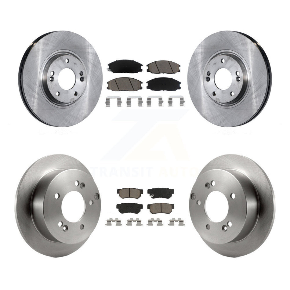 Front Rear Disc Brake Rotors And Ceramic Pads Kit For Hyundai XG350 K8C-100950