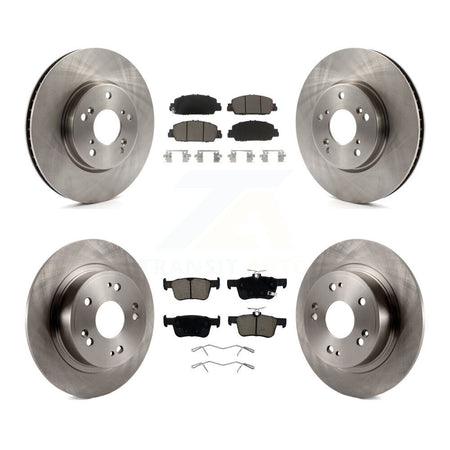 Front Rear Disc Brake Rotors And Ceramic Pads Kit For Honda Accord K8C-100985