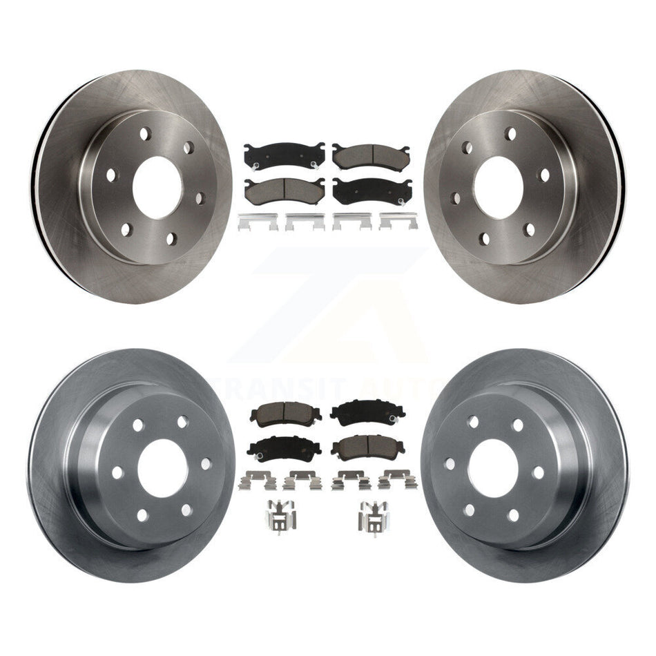 Front Rear Disc Brake Rotors And Ceramic Pads Kit For Chevrolet Silverado 1500 GMC Sierra Classic Suburban Tahoe Astro Yukon XL Safari K8C-100995