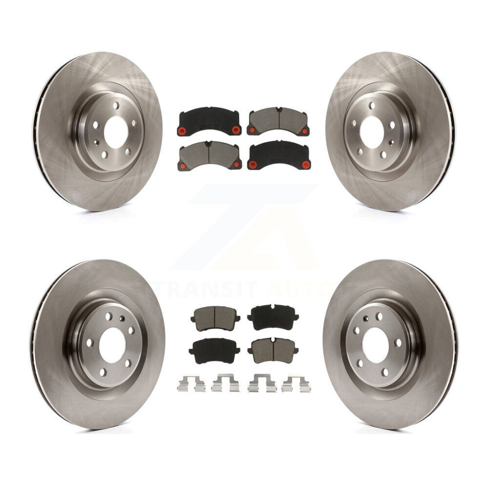 Front Rear Disc Brake Rotors And Ceramic Pads Kit For 2017 Porsche Macan Base K8C-101054