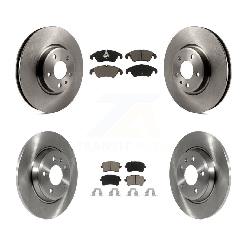 Front Rear Disc Brake Rotors And Ceramic Pads Kit For Audi A4 Q5 A5 Quattro allroad K8C-101062