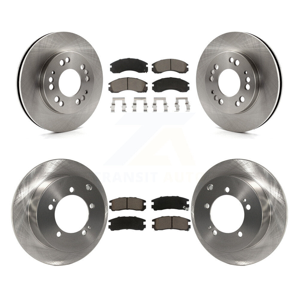 Front Rear Disc Brake Rotors And Ceramic Pads Kit For 1998 Eagle Talon AWD K8C-101096