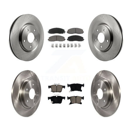 Front Rear Disc Brake Rotor & Ceramic Pad Kit For Chrysler Pacifica Grand Caravan Voyager K8C-101112