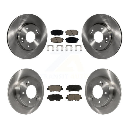 Front Rear Brake Rotors Ceramic Pad Kit For Kia Hyundai Forte Kona Soul Elantra GT Forte5 K8C-101134