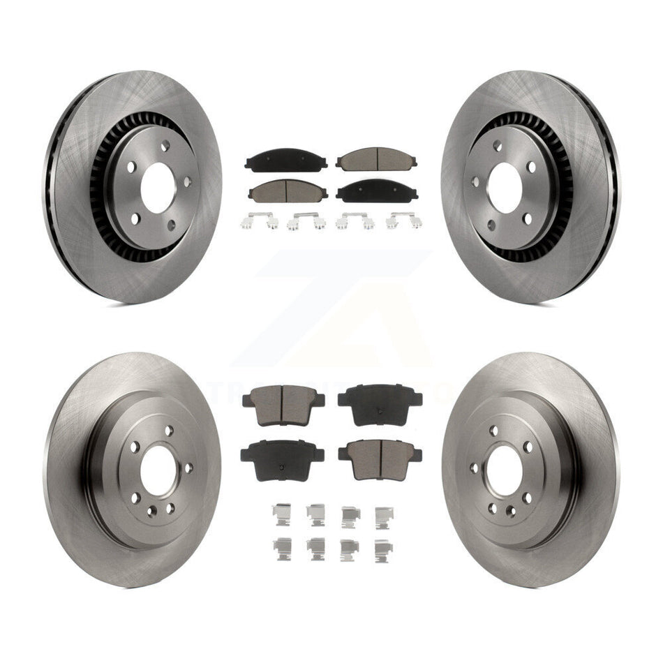 Front Rear Disc Brake Rotors And Ceramic Pads Kit For Ford Five Hundred Freestyle Taurus Mercury Montego X Sable K8C-101136
