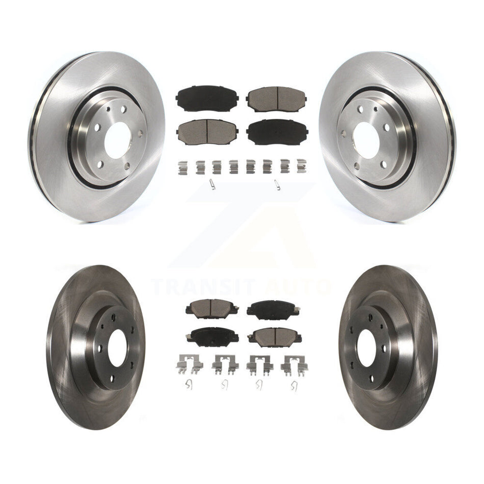 Front Rear Disc Brake Rotors And Ceramic Pads Kit For 2019-2022 Mazda CX-5 Turbocharged K8C-101144