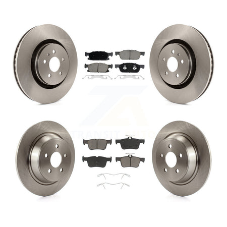 Front Rear Disc Brake Rotors And Ceramic Pads Kit For Ford Fusion Lincoln MKZ Continental K8C-101171