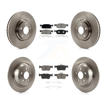 Front Rear Disc Brake Rotors And Ceramic Pads Kit For Lincoln Continental K8C-101172
