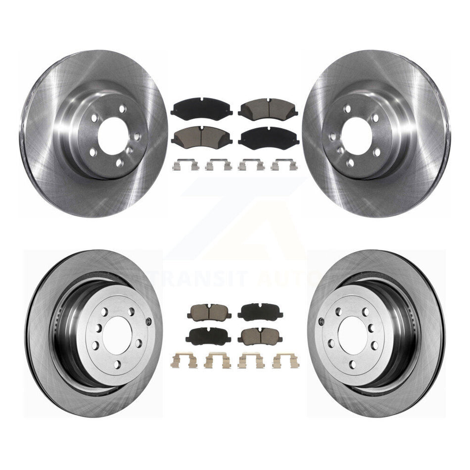 Front Rear Disc Brake Rotors And Ceramic Pads Kit For 2010-2012 Land Rover Range Naturally Aspirated K8C-101230