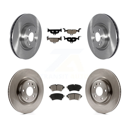 Front Rear Brake Rotor And Ceramic Pad Kit For Audi Q5 A5 Sportback A4 allroad Quattro A6 K8C-101240