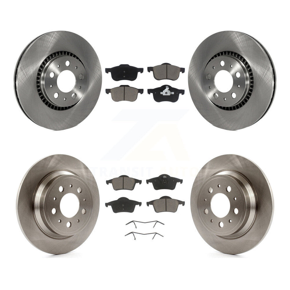 Front Rear Disc Brake Rotors And Ceramic Pads Kit For Volvo S60 V70 XC70 S80 K8C-101272