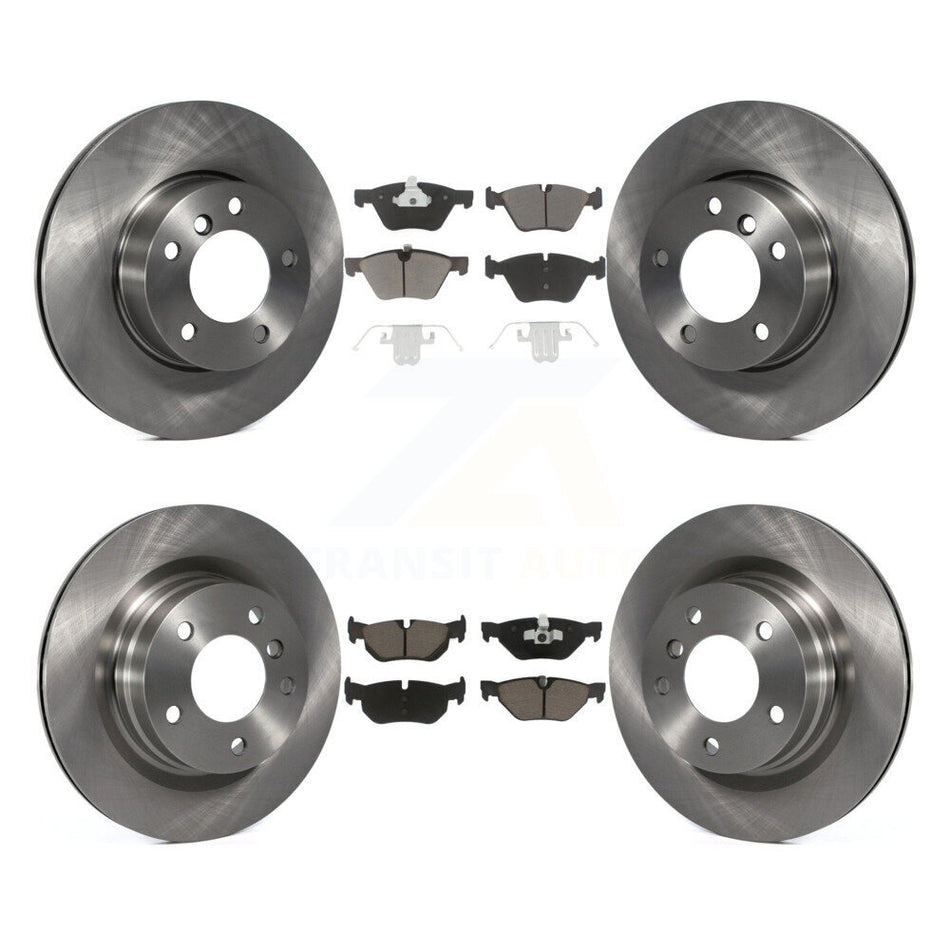 Front Rear Disc Brake Rotors And Ceramic Pads Kit For BMW 328i 325i 323i K8C-101294