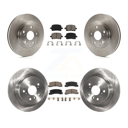 Front Rear Disc Brake Rotors And Ceramic Pads Kit For 1999-2001 Lexus RX300 AWD K8C-101304