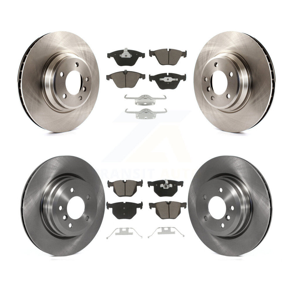 Front Rear Disc Brake Rotors And Ceramic Pads Kit For BMW 335i xDrive X1 335d 335xi 335is K8C-101319