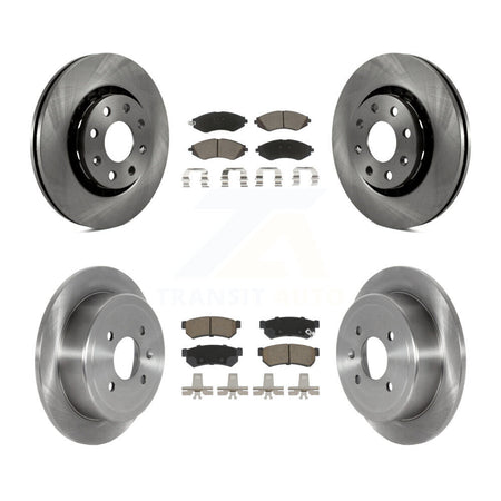 Front Rear Disc Brake Rotors And Ceramic Pads Kit For Chevrolet Spark EV K8C-101330