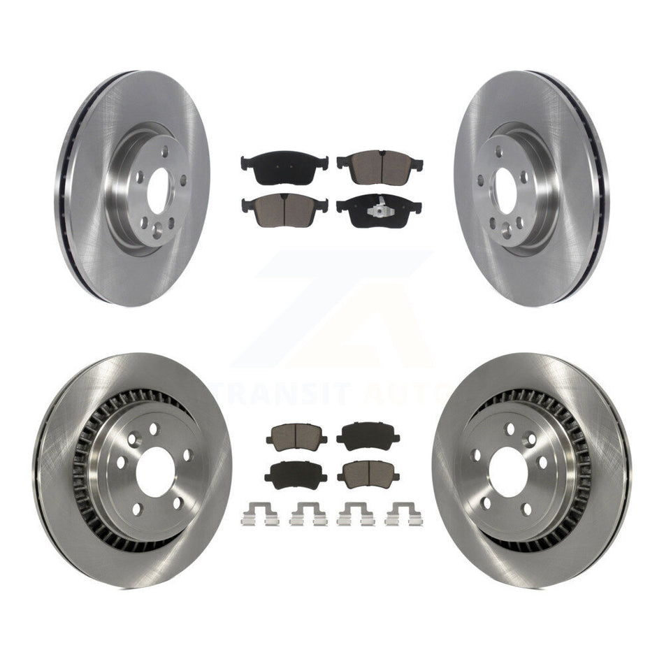 Front Rear Disc Brake Rotors And Ceramic Pads Kit For Volvo XC60 K8C-101333
