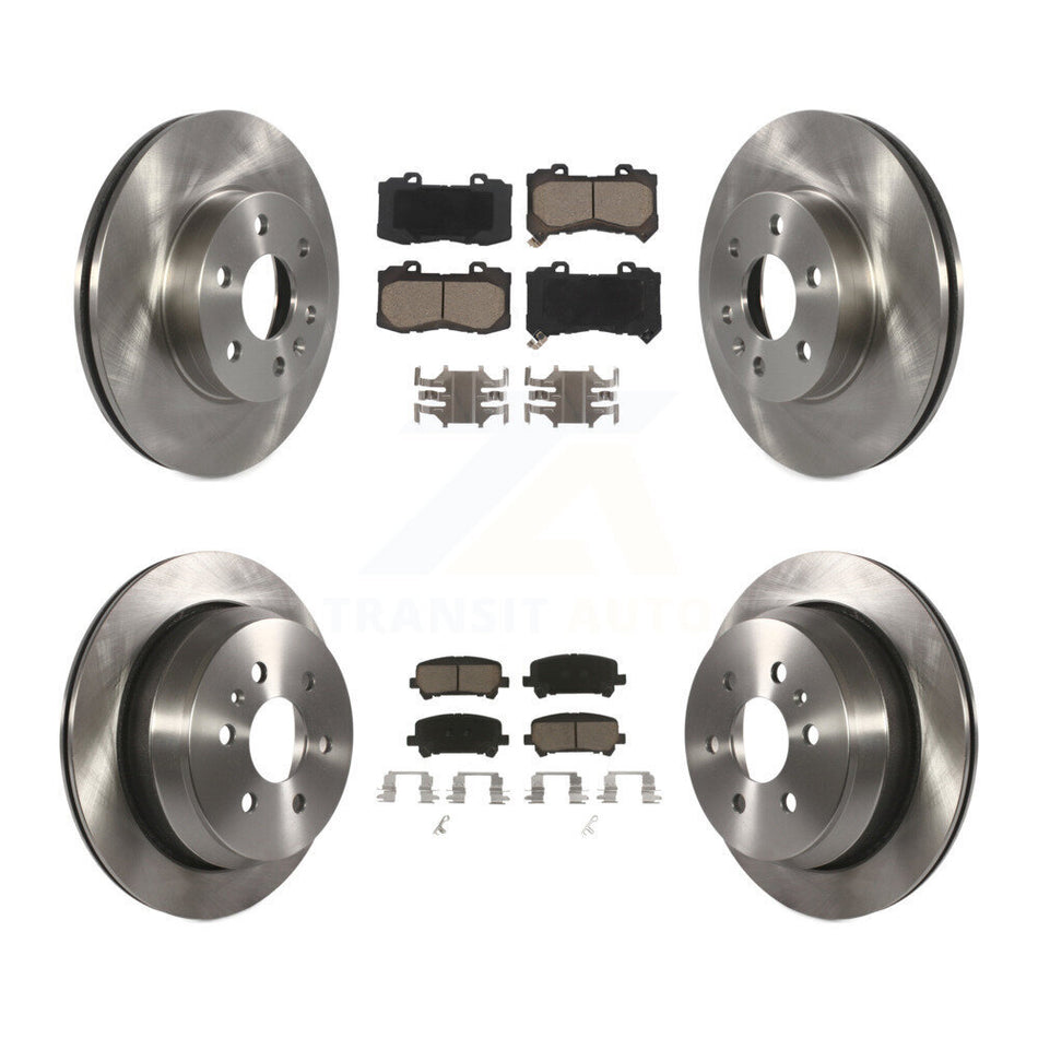 Front Rear Disc Brake Rotor & Ceramic Pad Kit For 2015-2020 Chevrolet Colorado GMC Canyon K8C-101340