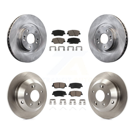 Front Rear Disc Brake Rotors And Ceramic Pads Kit For Kia Sorento Hyundai Santa Fe Sport K8C-101383