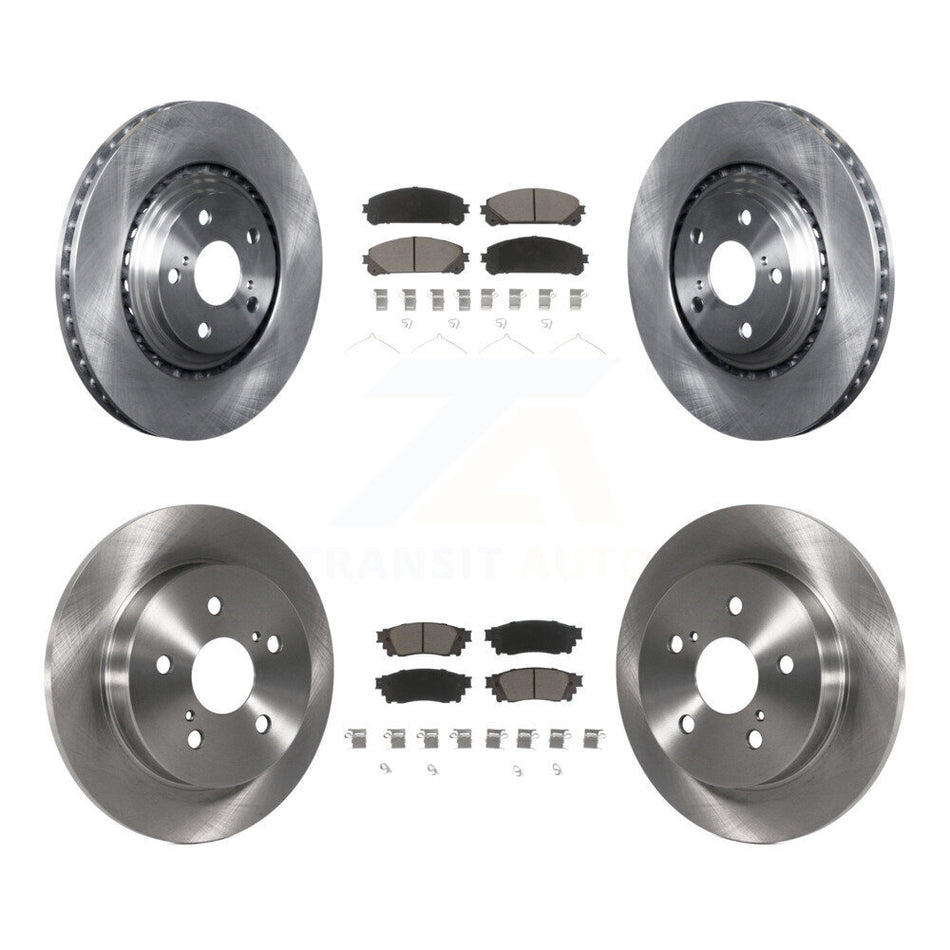 Front Rear Disc Brake Rotors And Ceramic Pads Kit For Lexus NX200t NX300 NX300h K8C-101389