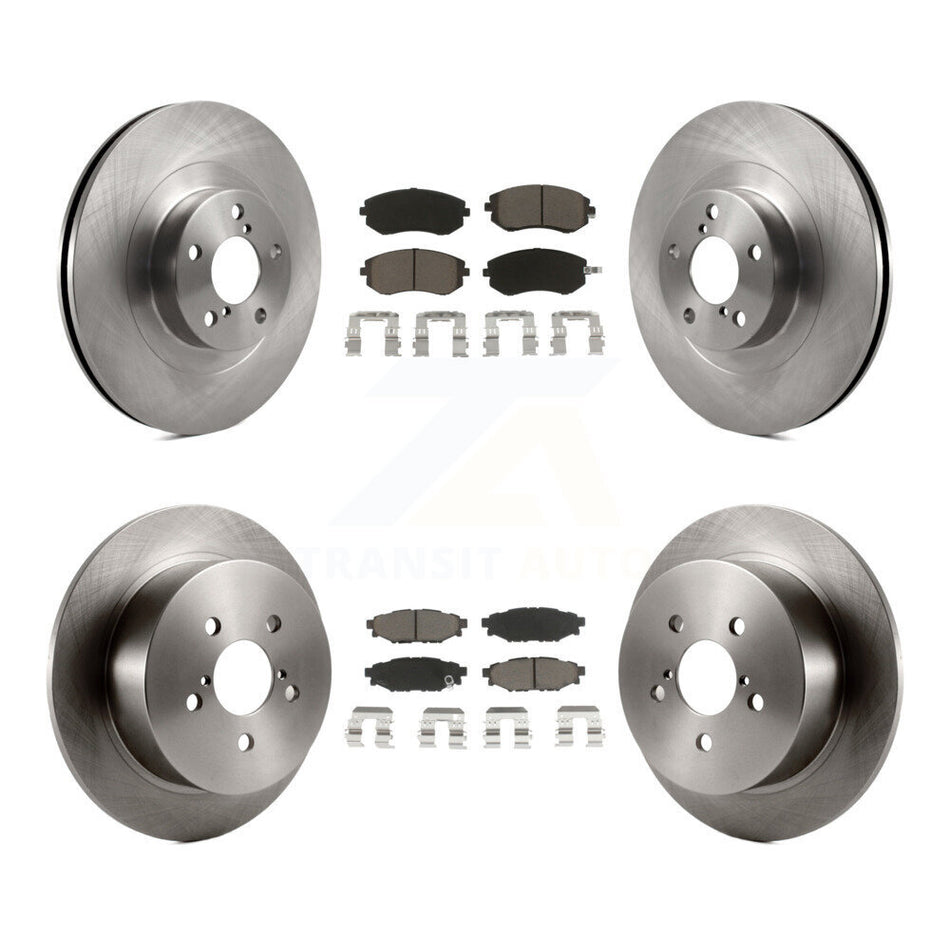 Front Rear Disc Brake Rotors And Ceramic Pads Kit For 2005-2005 Subaru Outback Legacy K8C-101401
