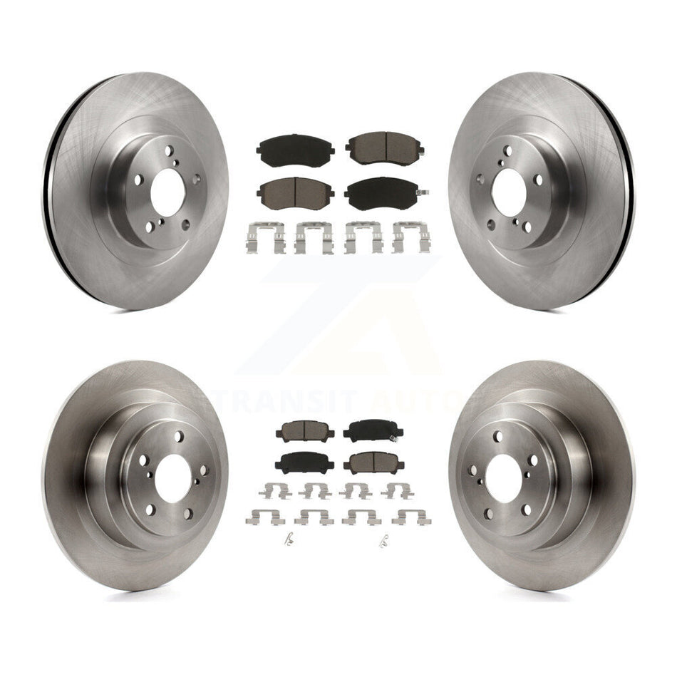 Front Rear Disc Brake Rotors And Ceramic Pads Kit For Subaru Outback Legacy Baja K8C-101406