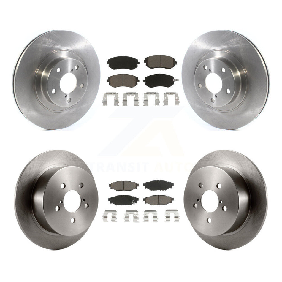 Front Rear Disc Brake Rotors And Ceramic Pads Kit For Subaru Outback Legacy With 292mm Diameter Rotor K8C-101410