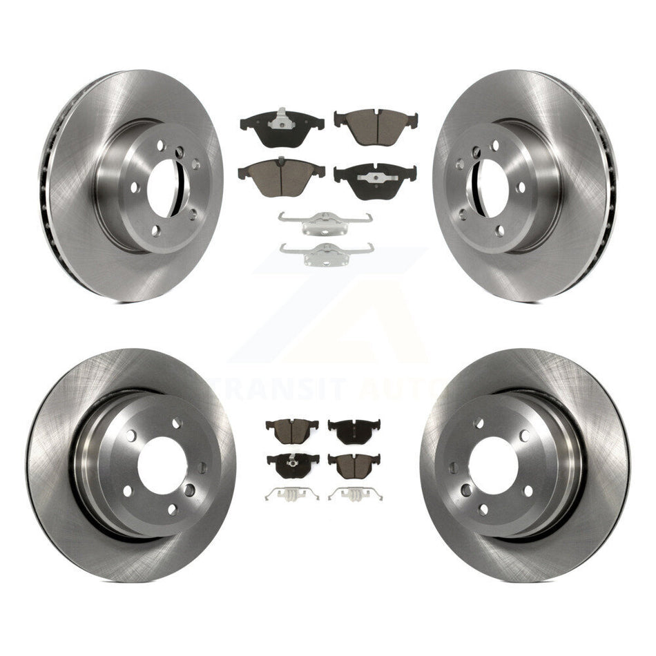 Front Rear Disc Brake Rotors And Ceramic Pads Kit For BMW 530xi 535xi 528i xDrive 535i 528xi 525xi K8C-101420