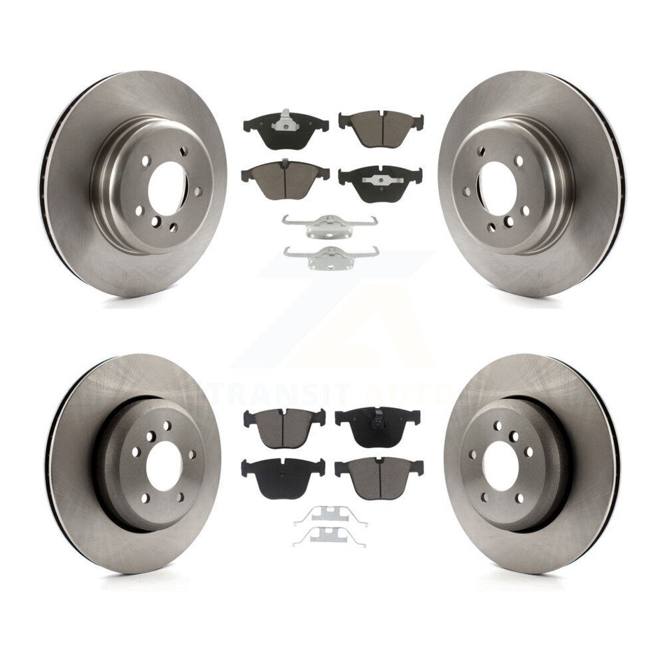 Front Rear Disc Brake Rotors And Ceramic Pads Kit For BMW 650i 535i 550i 645Ci 545i K8C-101421