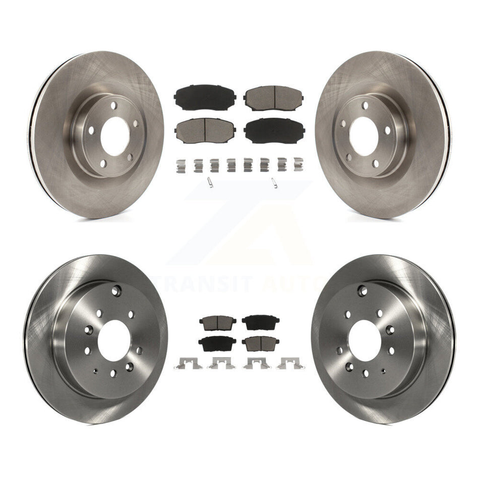 Front Rear Disc Brake Rotors And Ceramic Pads Kit For Ford Edge Lincoln MKX K8C-101424