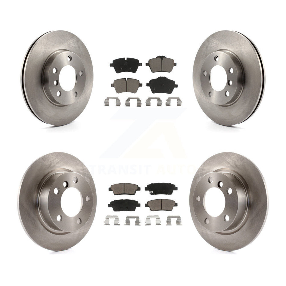 Front Rear Disc Brake Rotors And Ceramic Pads Kit For Mini Cooper Countryman Paceman Base K8C-101443