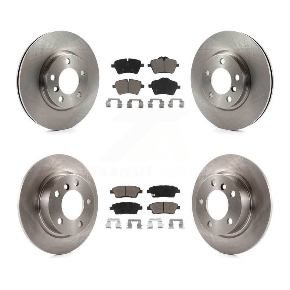 Front Rear Disc Brake Rotors And Ceramic Pads Kit For Mini Cooper Countryman Paceman K8C-101444