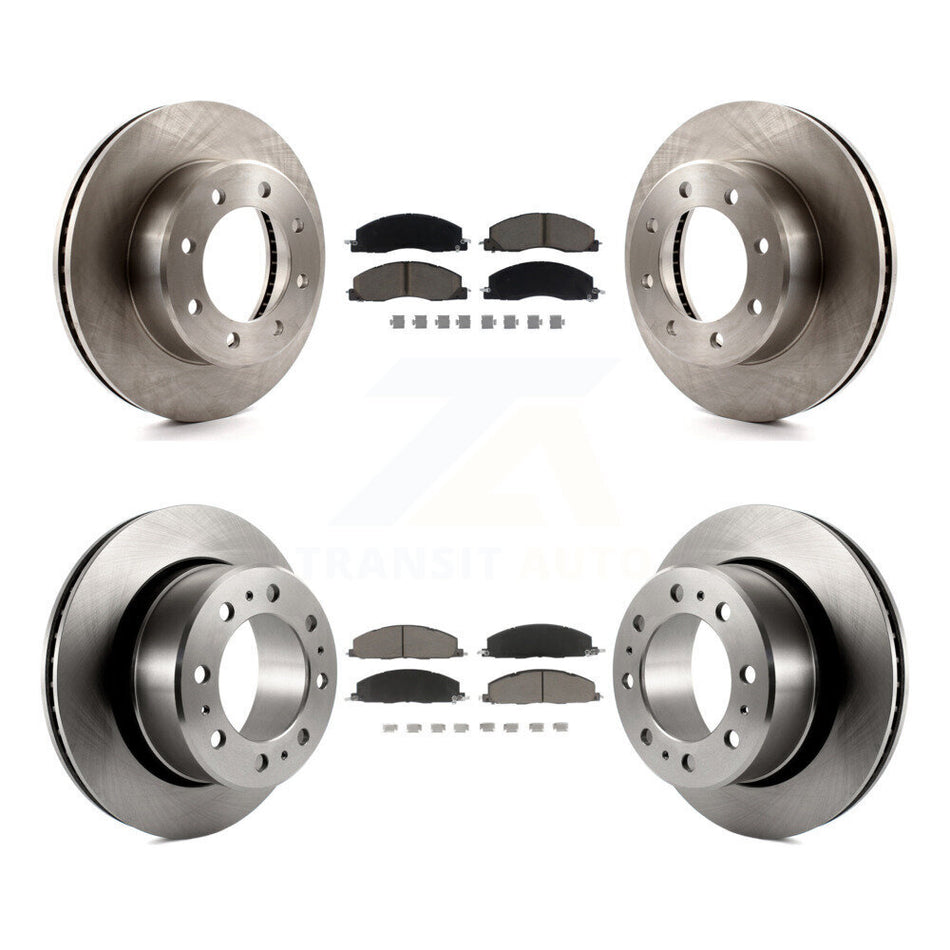 Front Rear Disc Brake Rotors And Ceramic Pads Kit For Ram 2500 3500 1500 Dodge K8C-101458