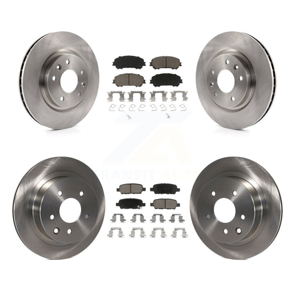 Front Rear Disc Brake Rotors And Ceramic Pads Kit For Nissan Rogue Sport Qashqai K8C-101469