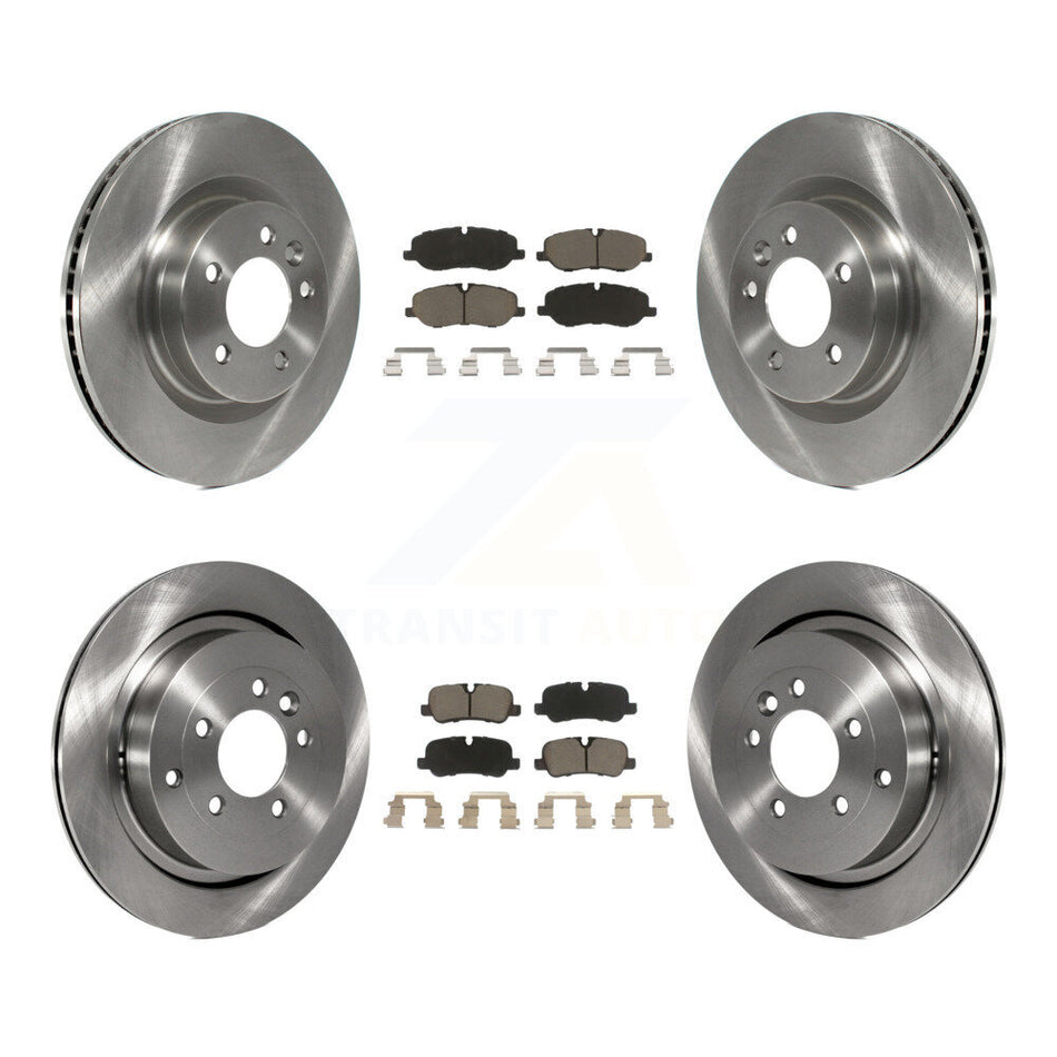 Front Rear Disc Brake Rotors And Ceramic Pads Kit For Land Rover Range Sport LR3 K8C-101520