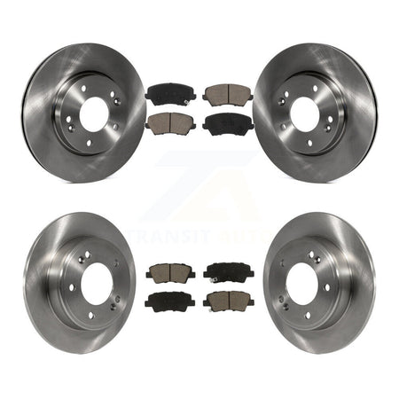 Front Rear Brake Rotor & Ceramic Pad Kit For Kia Forte Hyundai Forte5 Veloster Elantra GT K8C-101538