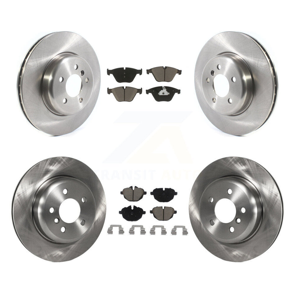 Front Rear Disc Brake Rotors And Ceramic Pads Kit For BMW 535i xDrive 535d ActiveHybrid 5 K8C-101565