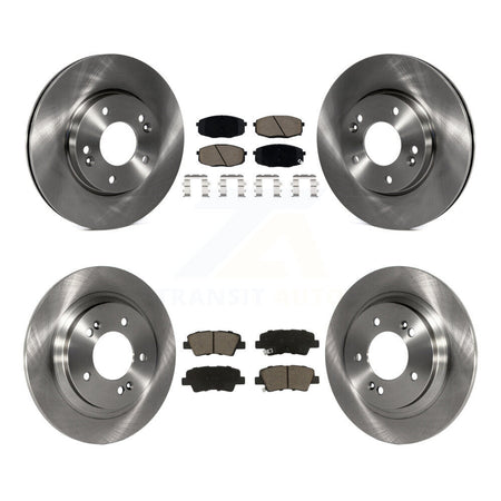 Front Rear Disc Brake Rotors And Ceramic Pads Kit For Kia Forte5 Hyundai Elantra GT K8C-101573