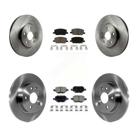 Front Rear Disc Brake Rotors And Ceramic Pads Kit For Buick Encore Chevrolet Trax K8C-101591