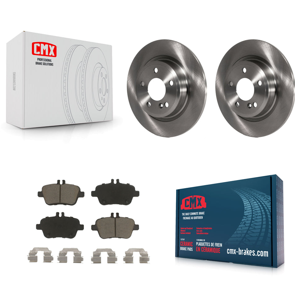 Rear Disc Brake Rotors And Ceramic Pads Kit For Mercedes-Benz GLA250 CLA250 INFINITI QX30 B Electric Drive B250e K8C-101643