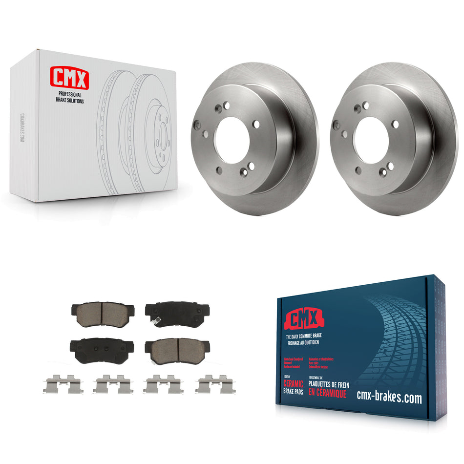 Rear Disc Brake Rotors And Ceramic Pads Kit For Hyundai Sonata Kia Sportage Tucson Optima XG350 XG300 Magentis K8C-101669