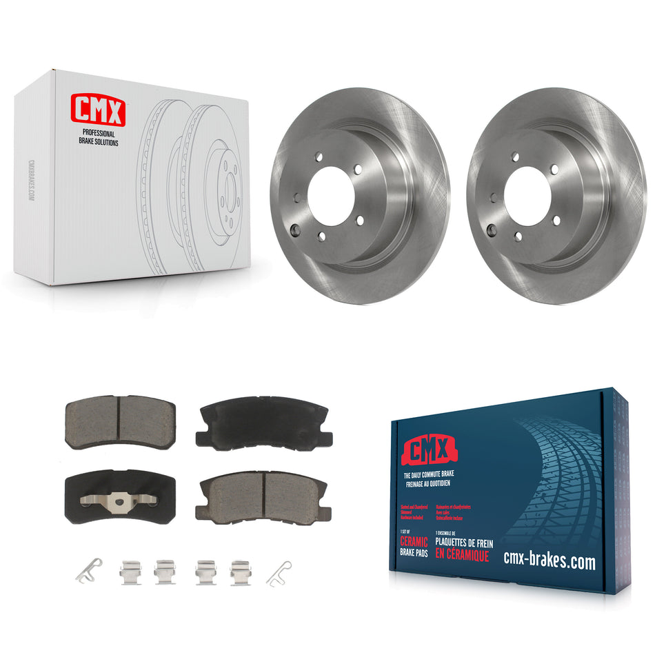 Rear Disc Brake Rotors And Ceramic Pads Kit For Jeep Patriot Dodge Chrysler Compass Avenger 200 Mitsubishi Sebring Lancer Caliber Outlander Sport RVR K8C-101684