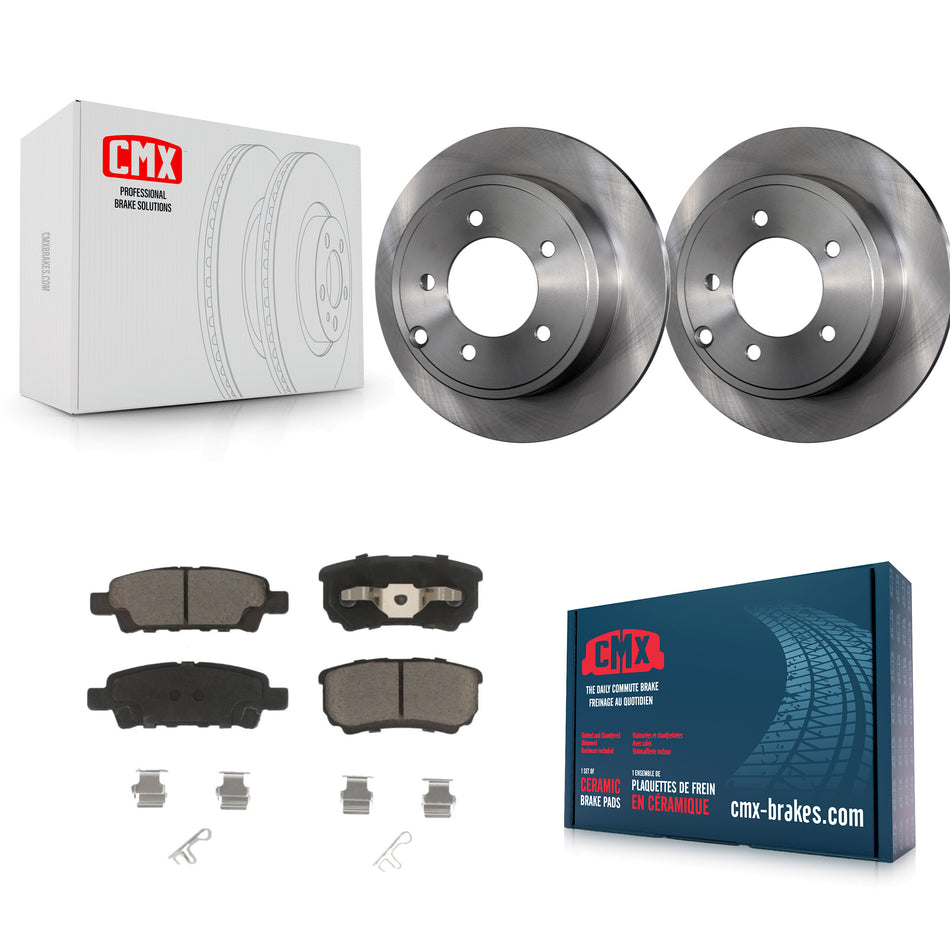 Rear Disc Brake Rotors And Ceramic Pads Kit For Jeep Dodge Patriot Chrysler Compass Avenger 200 Caliber Sebring Mitsubishi Lancer K8C-101685